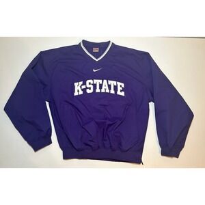 Vintage Nike Kansas State Center Swoosh Pullover | Deadstock NWT | Men's Medium